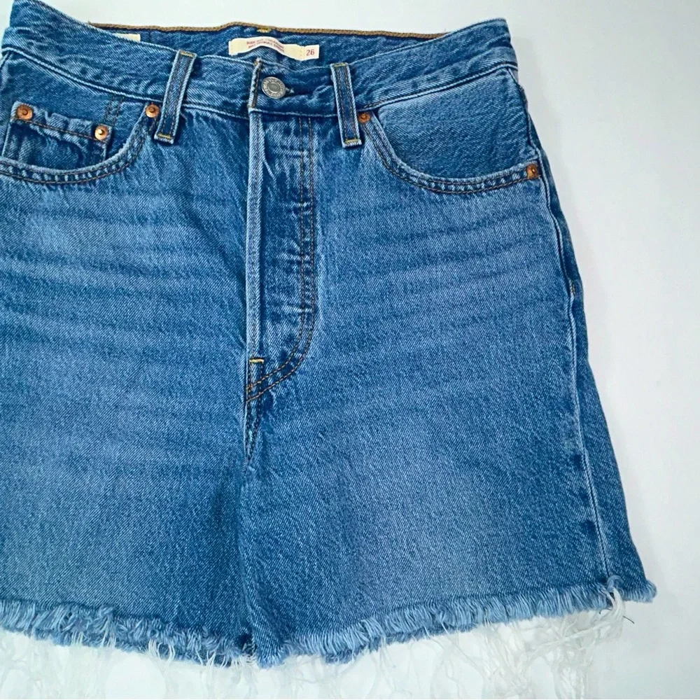BUNDLE Levi's Ribcage Straight/Mossimo High Rise Denim Shorts Size 2 Women's